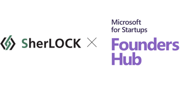 AIスタートアップSherLOCK株式会社　Microsoft社スタートアップ支援プログラム「Microsoft for Startups」に採択