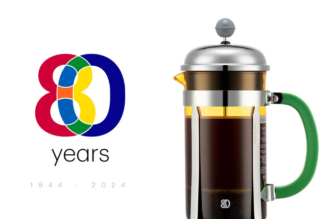 【BODUM】創立80周年を迎えるボダム。その歴史とシンプルなデザインを讃え、特別なコレクションが誕生。「80周年記念限定コレクション」公式オンラインショップにて発売開始！