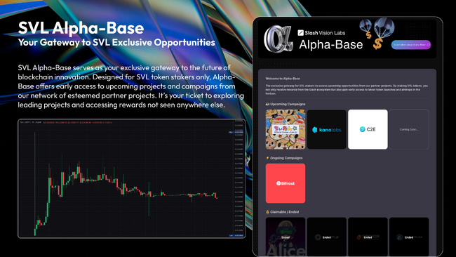 Slash Vision Labsが、海外プロジェクトの日本市場参入の促進に向けてSVL Alpha-Base/Boost KeyNFTなど、過去のマーケティング・キャンペーン実施実績を公開
