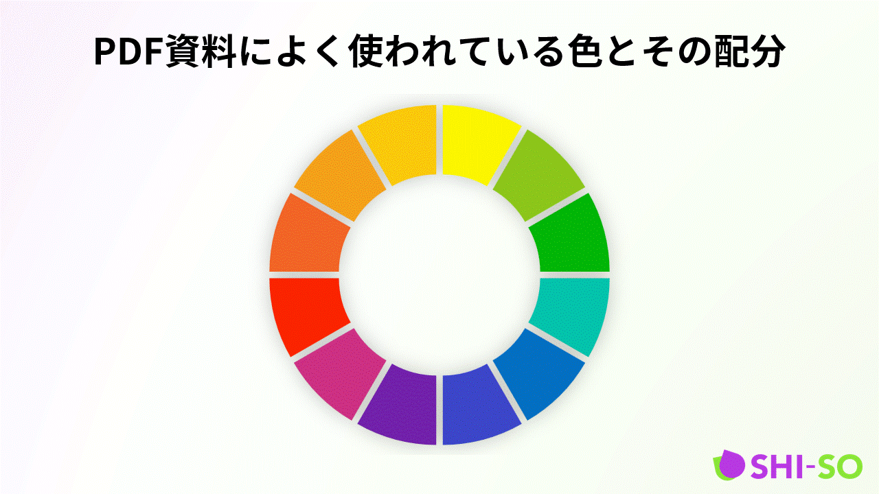 成功するWeb資料の秘密！トップ企業が選んだ最強の色使いとは？サービス資料のPDFに使われている配色の調査結果