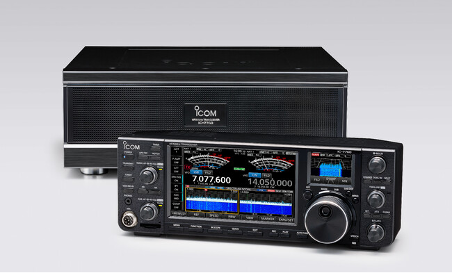 コントローラーとRFデッキのツーピース構成を採用した、HF+50MHz対応の200WトランシーバーIC-7760を新発売。