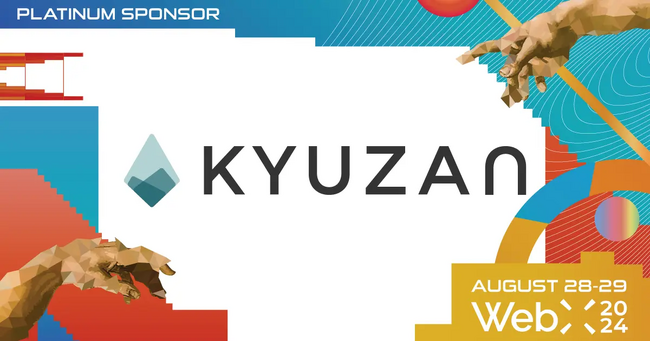 Kyuzan、アジア最大級Web3カンファレンス「WebX2024」にプラチナスポンサーとして参加