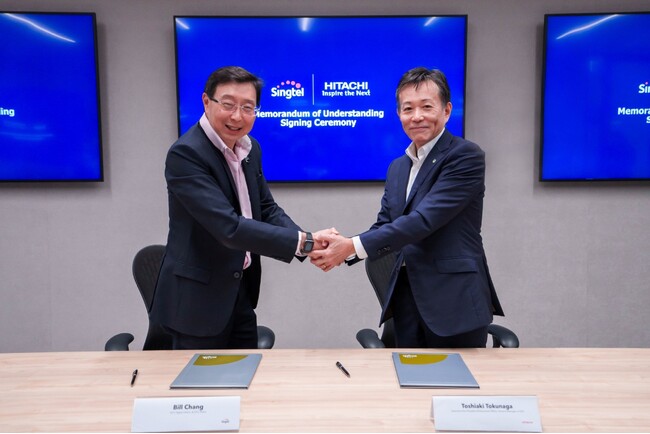アジア通信大手シングテルと日立が企業向けDXとAI適用の加速を目的として、次世代データセンターとGPUクラウド分野で戦略的提携を拡大