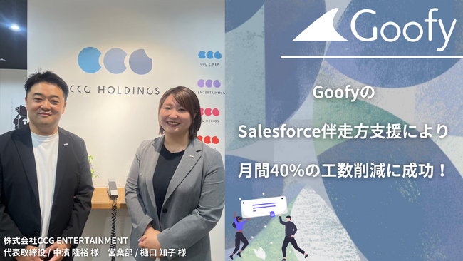 GoofyのSalesforce伴走型支援によって月間40%の工数削減に成功！