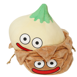 ▲ドラゴンクエスト たまねぎスライムぬいぐるみ L <かわ巾着付き> 4,620円 ▲ドラゴンクエスト たまねぎスライムぬいぐるみ L <かわ巾着付き> 4,620円