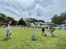 大きなシャボン玉作り(昨年度の様子) 大きなシャボン玉作り(昨年度の様子)