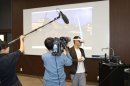 報道関係の皆さんにもメタバースを体験していただきました 報道関係の皆さんにもメタバースを体験していただきました