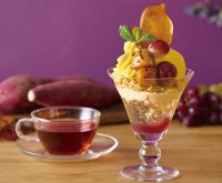 【Afternoon Tea】秋の新作「さつまいもと葡萄のパフェ」を発売！みずみずしさ弾けるシャインマスカットや、ジューシーで芳醇な巨峰のミルフィーユも新登場