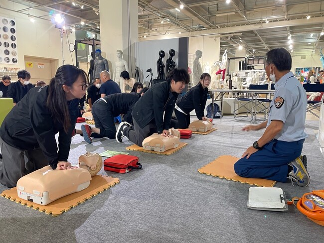 平和マネキン、全社員が「普通救命講習I」を受講