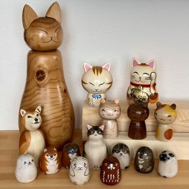 1 動物のこけしたち 1 動物のこけしたち