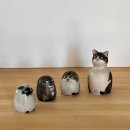 3 愛猫の似顔絵こけし 3 愛猫の似顔絵こけし