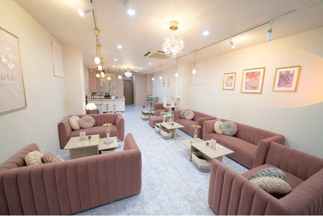【新宿駅西口すぐのシーシャバー】「甘チル」シーシャ『Marble Shisha Lounge』が2024年8月11日にNEWオープン