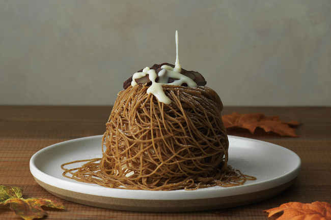 賞味期限10分!？ルタオ本店、秋の新作スイーツ「ふわほろモンブラン～秋のほうじ茶～」が9月1日（日）より新登場