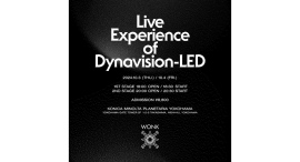 WONKを迎え、10/3(木),4(金)にLEDプラネタリウムライブを開催！『WONK : LIVE EXPERIENCE of DYNAVISION-LED』