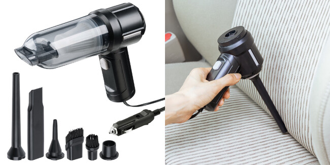 車用掃除がもっと簡単に！シガーソケット給電の2WAYハンディクリーナーを8月29日に発売