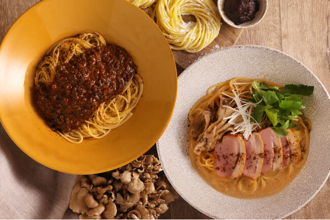 季節の素材を贅沢に愉しむ和パスタ専門店『こなな』から、秋のおすすめパスタ2種が9/4よりスタート！