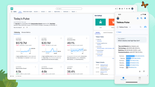 Salesforce、AIによるインサイトでデータ主導型の意思決定を支援するPulse for Salesforceを発表