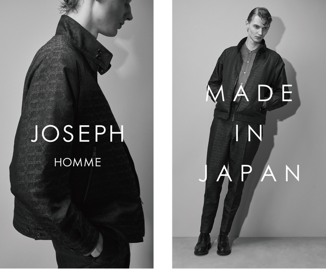 メンズデザイナーズブランド『JOSEPH HOMME』からMADE IN JAPANにこだわった高品質・高価格帯の新ラインがデビュー！