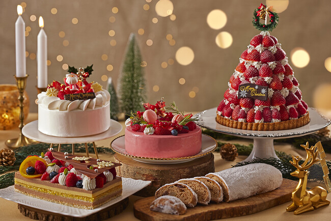 【グランドニッコー東京ベイ 舞浜】ツリーをかたどった苺たっぷりのケーキなど4種の「クリスマスケーキ2024」を販売