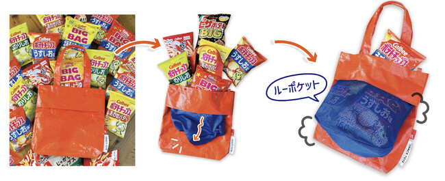 カルビー×ROOTOTEが、スナック菓子をこよなく愛する〈スナックラヴァー〉を応援。一緒にお出かけすれば気分もアガる！スナックトートとポテトポーチ発売