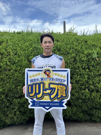 【マネースクエア】東京ヤクルトスワローズ 星知弥投手が受賞！マネースクエア リリーフ賞 月間大賞(2024年7月度)