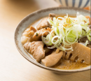 南部町特産のタケノコを使用したもつ煮 南部町特産のタケノコを使用したもつ煮