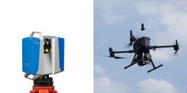 地上型3Dレーザスキャナ「Z+F IMAGER(R)5016」、UAV・レーザ測量システム「UL-3」 地上型3Dレーザスキャナ「Z+F IMAGER(R)5016」、UAV・レーザ測量システム「UL-3」