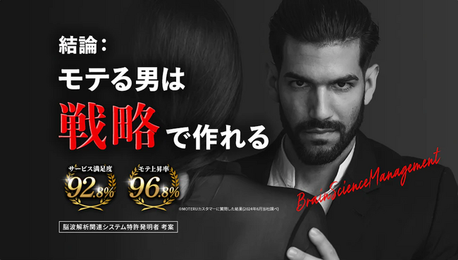 【モテる男は戦略で作れる。】あなたをもっとモテさせるパーソナルコーチング『MOTERU』オンライン講座が8/31～スタート！