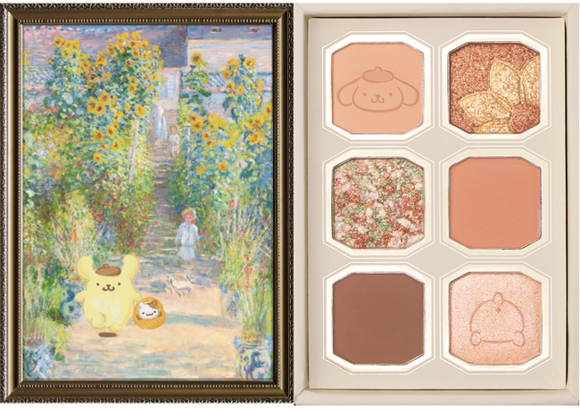 名画の中にサンリオキャラが飛び込んだ！MilleFee×サンリオ「絵画アイシャドウパレット」に限定デザインが登場