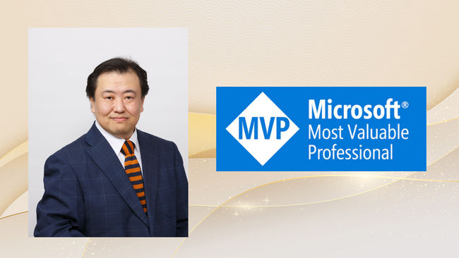 トレノケート所属Microsoft認定トレーナー目代 昌幸が「Microsoft MVP for M365」を11年連続受賞