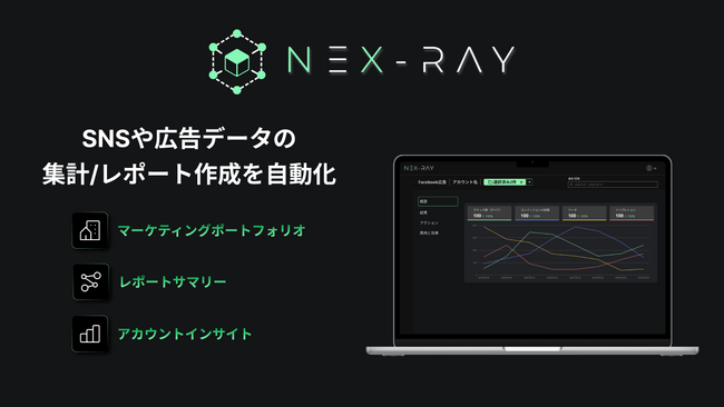マーケティングSaaS「NeX-Ray」をリリース、あらゆるWebデータをひとつに！