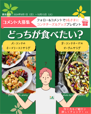 コンテチーズのプレゼントキャンペーン第2弾