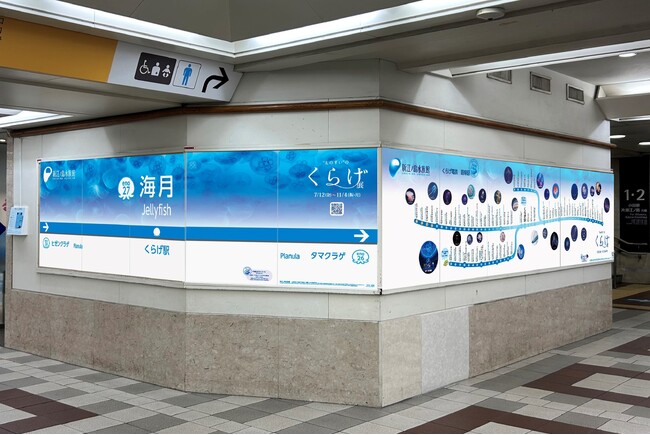 9月9日（月）から町田駅が 「くらげ駅」 に！ “えのすい”のクラゲたちが町田駅をジャック！