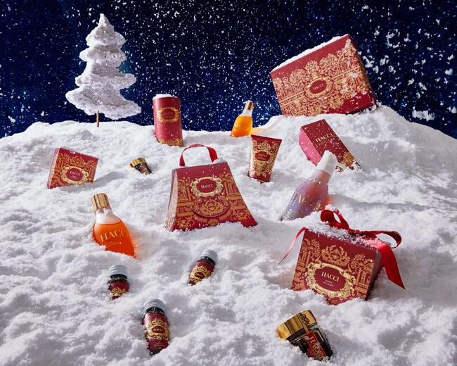 ハートを届ける、雪どけHACCIのHOLIDAY COLLECTION2024、11月1日（金）より数量限定発売。