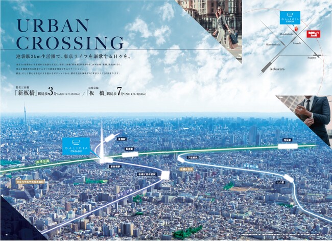 都営三田線「新板橋」駅 徒歩3分　投資用マンション　ガリシア板橋