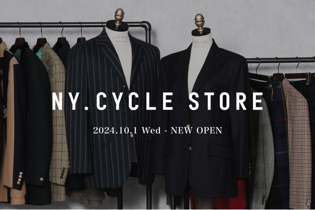 ニューヨーカーより、公式リユースサイト「NY.CYCLE STORE/エヌワイ ドット サイクル ストア」10月1日（火）オープン！