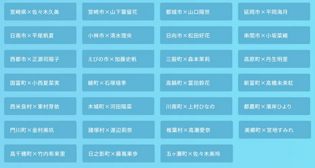 【宮崎県】日向坂46が宮崎県と宮崎県内全26市町村の魅力をＰＲします！