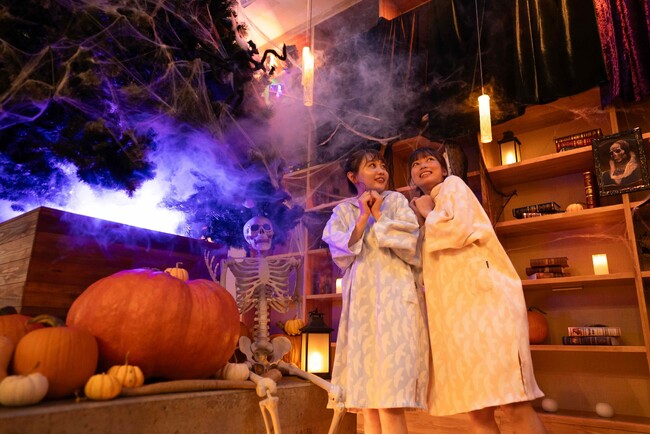 おふろとサウナ・カフェ・音楽でハロウィン気分をフル満喫。おふろcafe utatane「北欧の森のハロウィン」が9月6日スタート