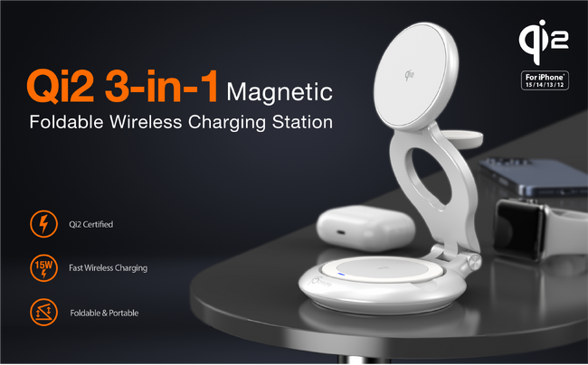 j5create、『Qi2 3in1 ワイヤレス充電器 JUPW3215W』を9月13日、『Qi2 3in1 ワイヤレス充電器 JUPW3415』 を9月27日に発売