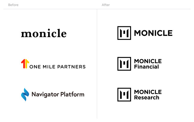 モニクルグループ、コーポレートブランドをリニューアル