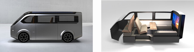 EV（電気自動車）のコンセプトモデル「LDK+」を「SHARP Tech-Day’24 “Innovation Showcase”」で公開