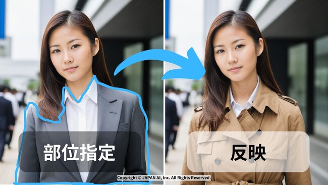 AIで画像を部分修正する機能をリリース