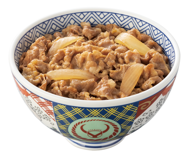 吉野家の「牛丼」に発酵性食物繊維「グアー豆食物繊維」を同時に食べると、「牛丼」として摂取された栄養素がより効率よく代謝、吸収されることが判明