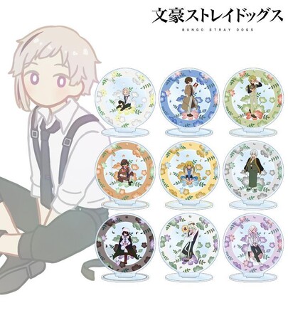 『文豪ストレイドッグス』のトレーディング Botania アクリルスタンド、トレーディング Botania アクリルカードなどの受注開始！アニメ・漫画のオリジナルグッズを販売する「AMNIBUS」にて