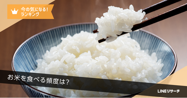 【LINEリサーチ】7割超が「ほぼ毎日」お米を食べている！自宅でのお米の食べ方は「炊飯器で炊く」が9割近く