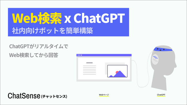 ChatGPTがネット検索して回答できる「Webブラウジング」機能をアップデート。法人向け生成AI「ChatSense」
