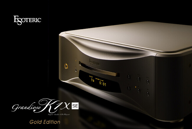 Grandioso K1X SEのゴールド仕上げモデル、全世界30台限定発売。
