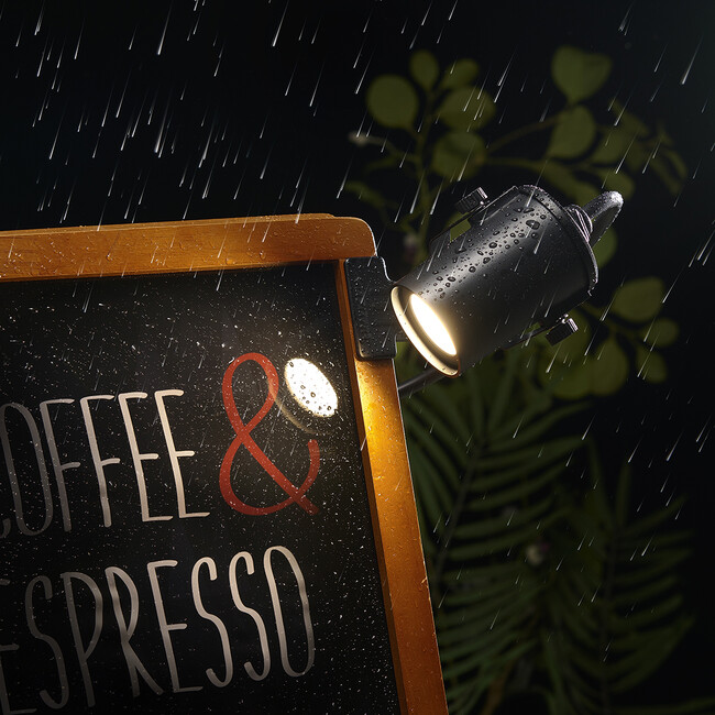 簡単に設置ができるLED一体型防雨クリップライトを発売