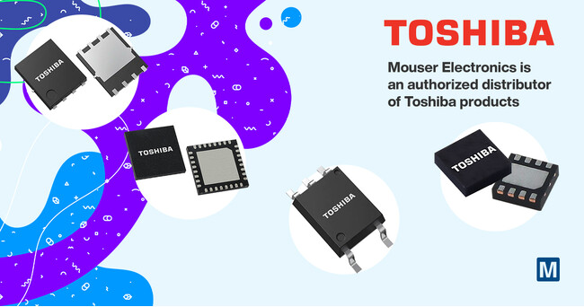 マウザー、東芝の幅広い電子部品および半導体製品の取り扱いを開始