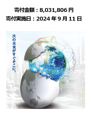 『世界新時代株式ファンド（予想分配金提示型）/（資産成長型）愛称：World Change』　に関連した寄付の実施について